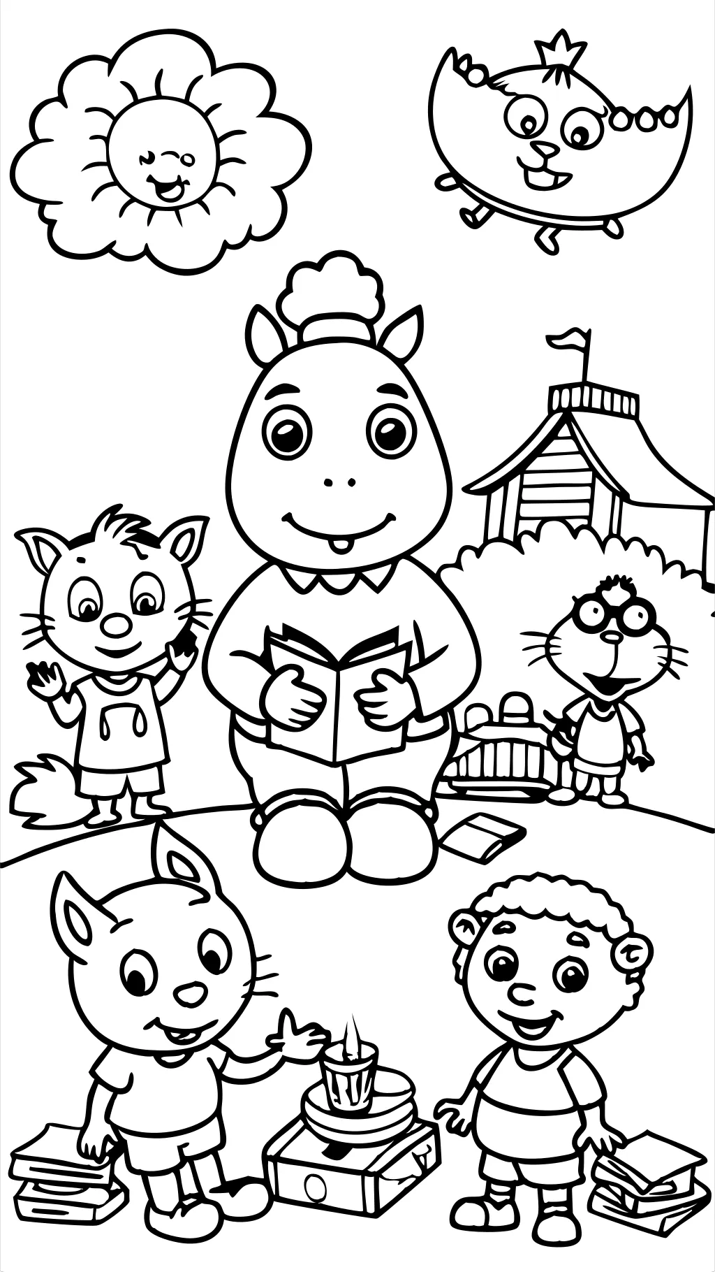 arthur coloring pages